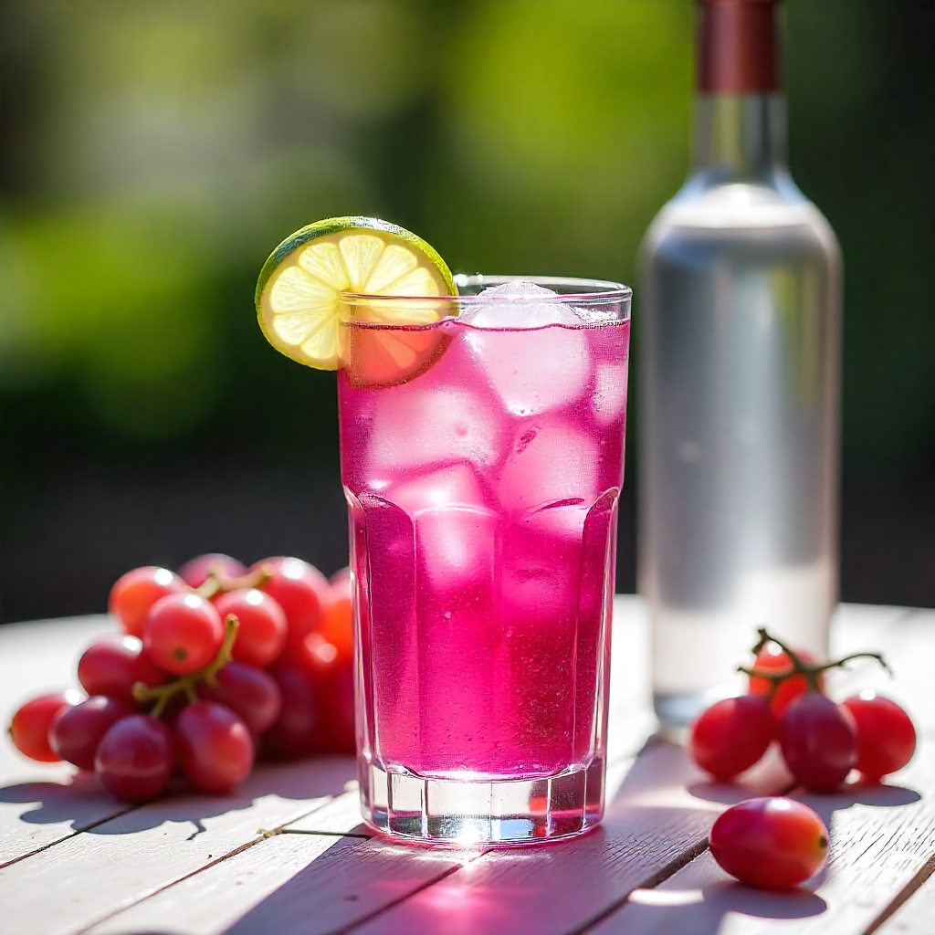Refreshing Transfusion Drink Recipe with Vodka and Grape Juice